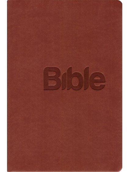 Bible21 umělá kůže hnědá